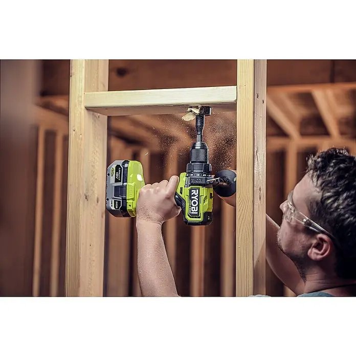 Ryobi ONE+HP Akku-Schlagbohrschrauber RPD18X-0 - 18 V, Ohne Akku, Leerlaufdrehzahl: 0 U/min - 2.100 U/min - Anwendungsbeispiel