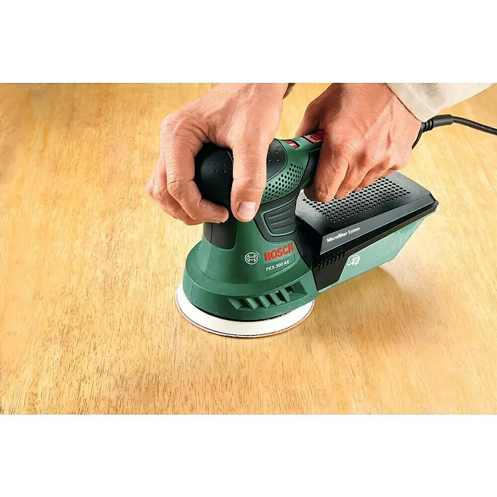 Bosch Exzenterschleifer PEX 300 AE - 270 W, Durchmesser Schleifteller: 125 mm - Anwendungsbeispiel
