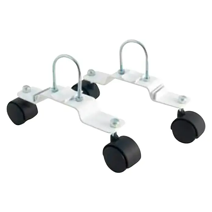 HJM Juego de soportes para emisor Optima - 2 ud., Blanco - Vista angular