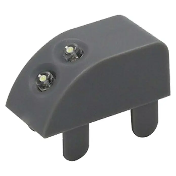 Set de focos LED empotrables para bisagras - L x An x Al: 4 x 6 x 2 cm - Vista angular