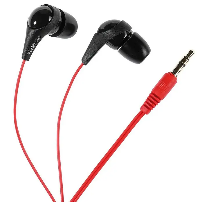Vivanco Auriculares In Ear - Multicolor, Longitud del cable: 1,2 m - Primer plano