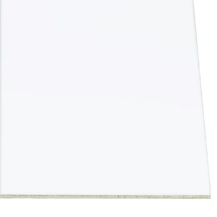 Panel trasero - Blanco mate, 244 cm x 122 cm x 3 mm - Primer plano