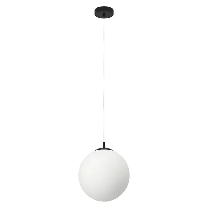 Eglo Pendelleuchte RONDO 3 - 40 W, Schwarz, E27 - Vorderansicht