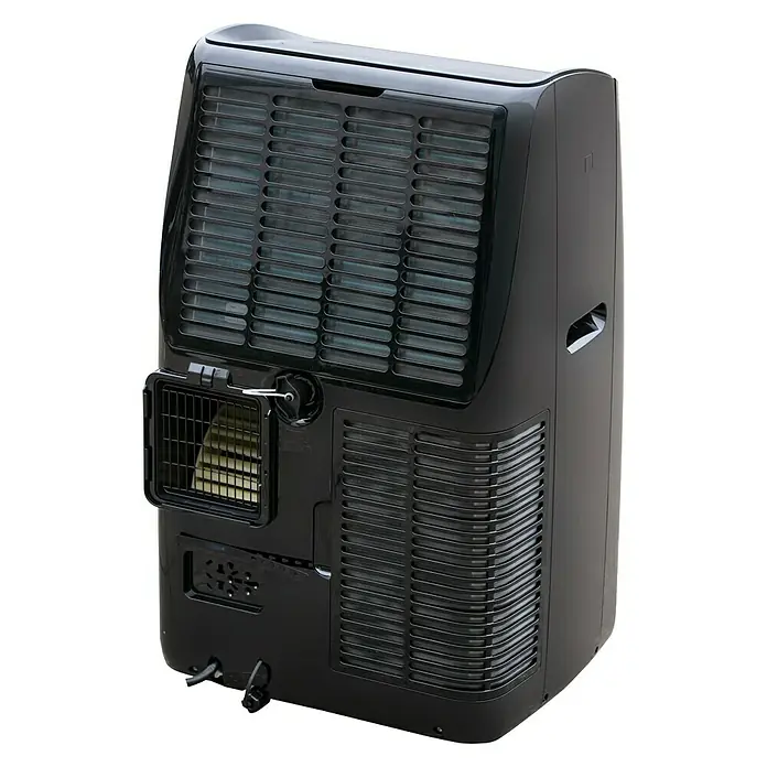 TCL Mobiles Klimagerät - Schwarz, Max. Kühlleistung je Gerät in BTU/h: 9.000 BTU/h, Raumgröße: 26 m² - Diagonale Ansicht