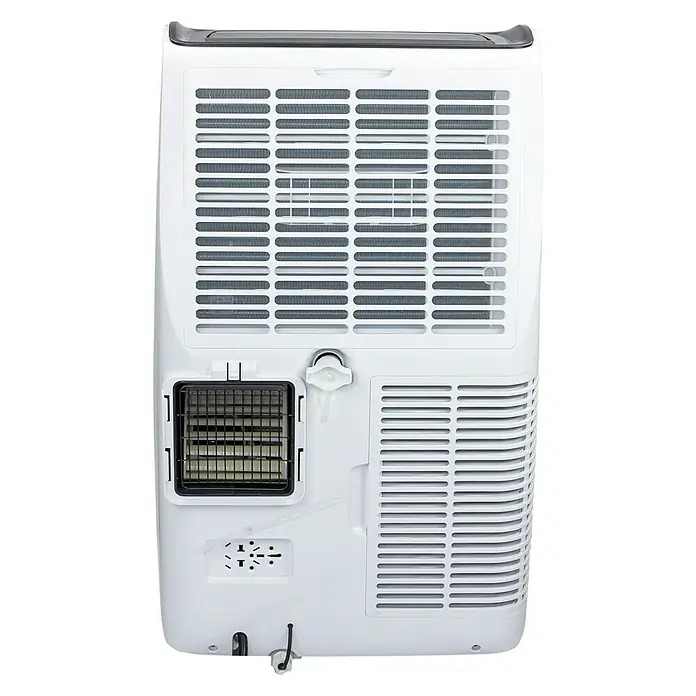 TCL Mobilni klima uređaj - Bijele boje, Maksimalna snaga hlađenja po uređaju u BTU/h: 9.000 BTU/h, Površina prostorije: 26 m² - Pogled straga