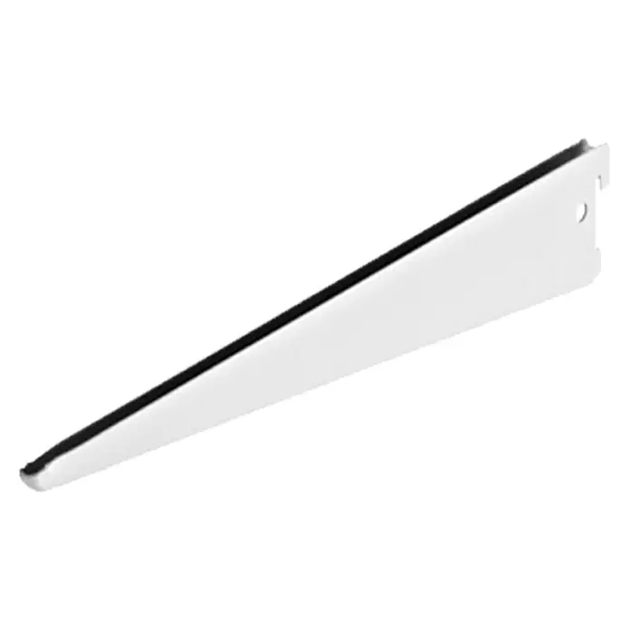 Dolle Regalträger - Länge: 22 cm, Belastbarkeit: 55 kg, Weiß - Diagonale Ansicht
