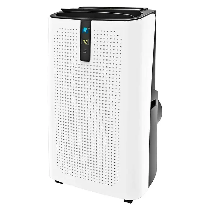 Proklima Mobiles Klimagerät WiFi - Max. Kühlleistung je Gerät in BTU/h: 12.000 BTU/h, Passend für: Räume bis 35 m² - Diagonale Ansicht