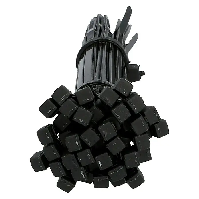 Bridas para cables Unitec - Negro, L x An: 10 cm x 2,5 mm, 50 uds. - Vista frontal