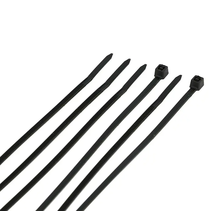 Bridas para cables - Negro, L x An: 150 x 2,5 mm, 50 uds. - Primer plano