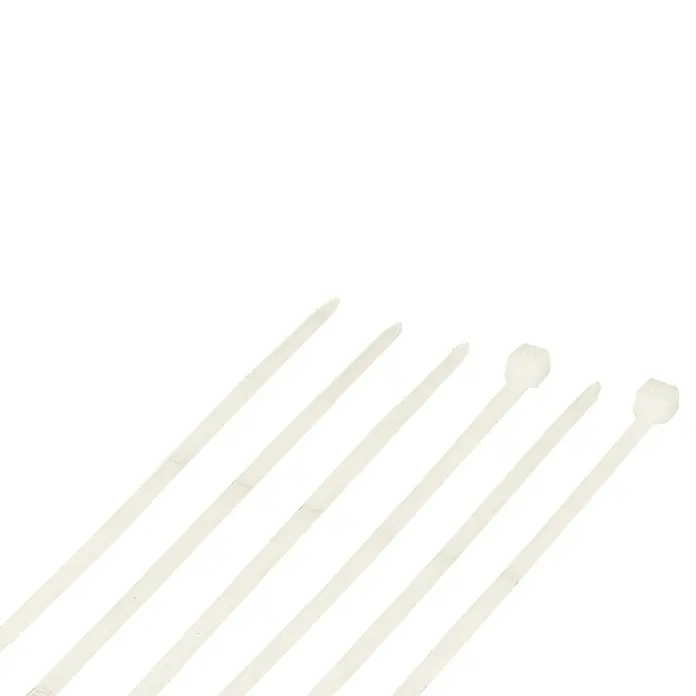 Bridas para cables - Blanco, L x An: 150 x 2,5 mm, 50 uds. - Primer plano