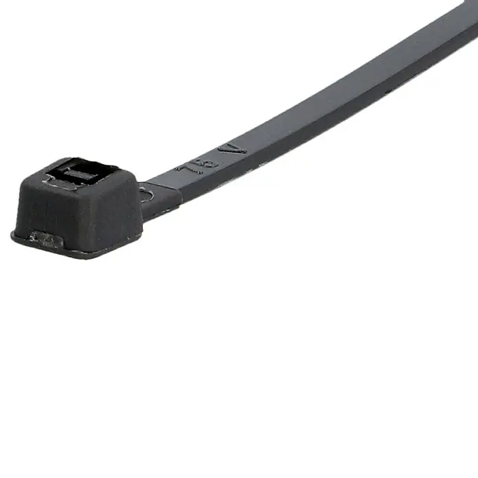 Bridas para cables - Negro, L x An: 200 x 3,5 mm, 50 uds. - Primer plano
