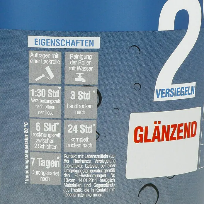 Résinence Déco Versiegelung - Glanz-Effekt, 500 ml - Rückansicht