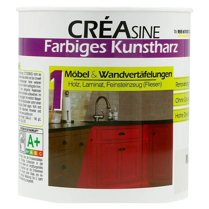 Résinence Créasine Farbiges Kunstharz - Milchig, 500 ml - Vorderansicht