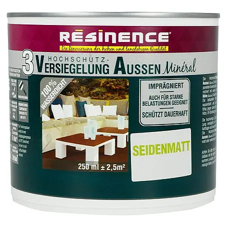 Résinence  Versiegelung 3 Hochschutz-Versiegelung Außen Minéral