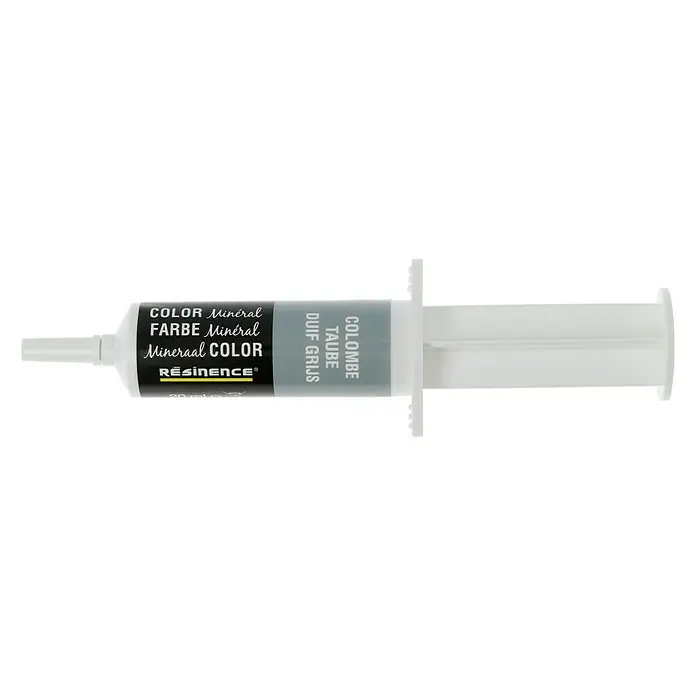 Résinence Color Mineralfarbe - Taubengrau, Seidenmatt, 20 ml - Vorderansicht