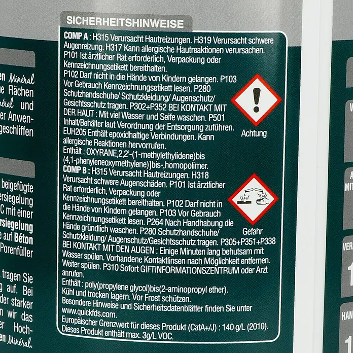 Résinence Versiegelung 3 Hochschutz-Versiegelung Außen Minéral - Transparent, Seidenmatt, 500 ml - Verpackung