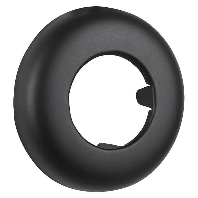 Differnz Buisrozet - Buisdiameter: 32 mm, Metaal, Mat Zwart - Diagonaal zicht