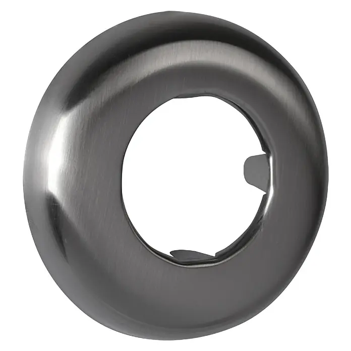 Differnz Buisrozet - Buisdiameter: 32 mm, Metaal, Gun Metal - Diagonaal zicht