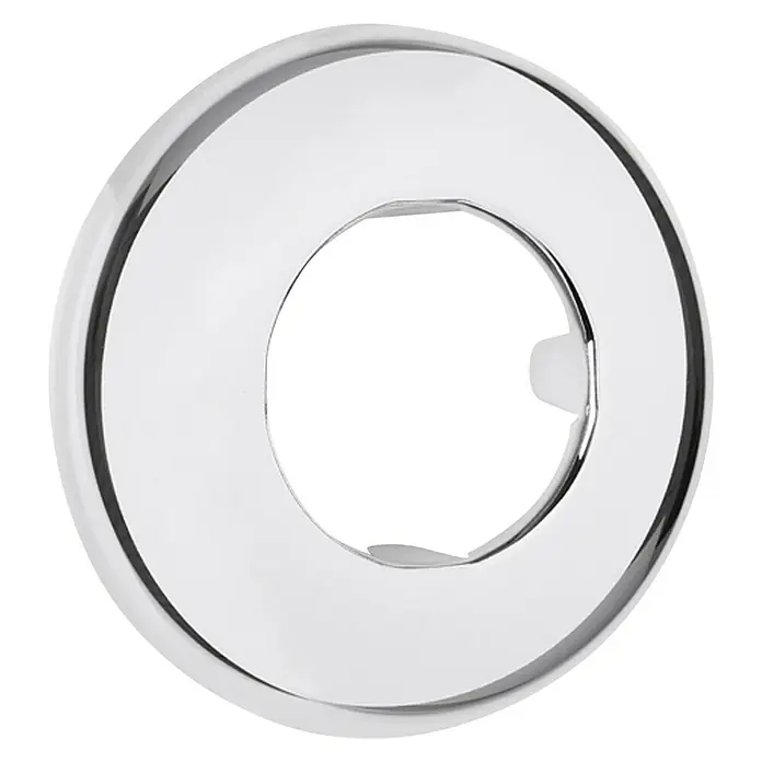 Differnz Buisrozet - Buisdiameter: 32 mm, Metaal, Chroom - Diagonaal zicht