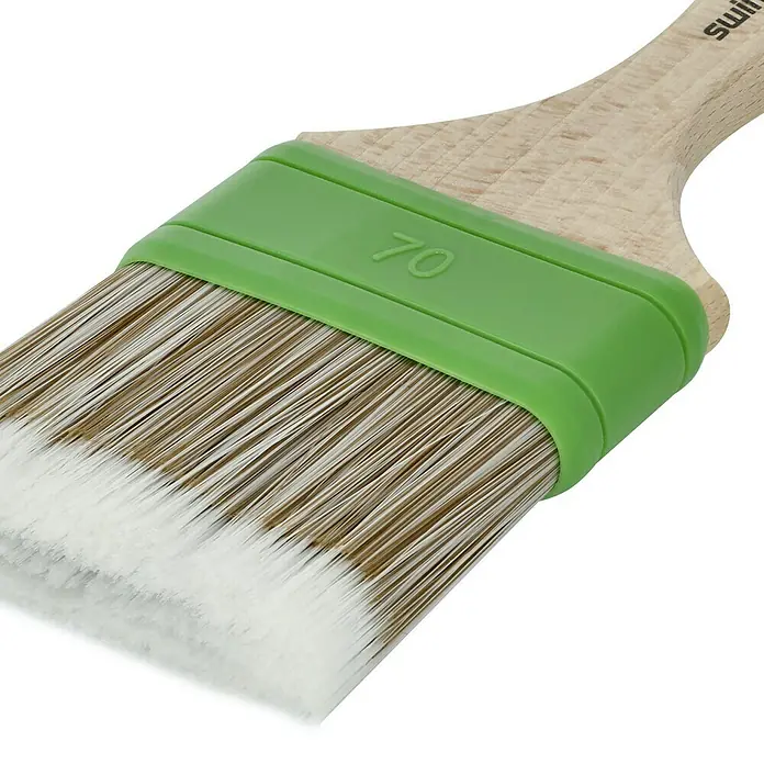 swingcolor Premium Kist za vosak - Širina kista: 70 mm, Posebna mješavina čekinja, Prirodno drvo - Detaljan prikaz