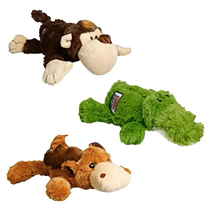 Kong Juguete para perros Cozie Naturals - 15,24 x 6,99 x 13,34 cm, Plástico - Vista angular