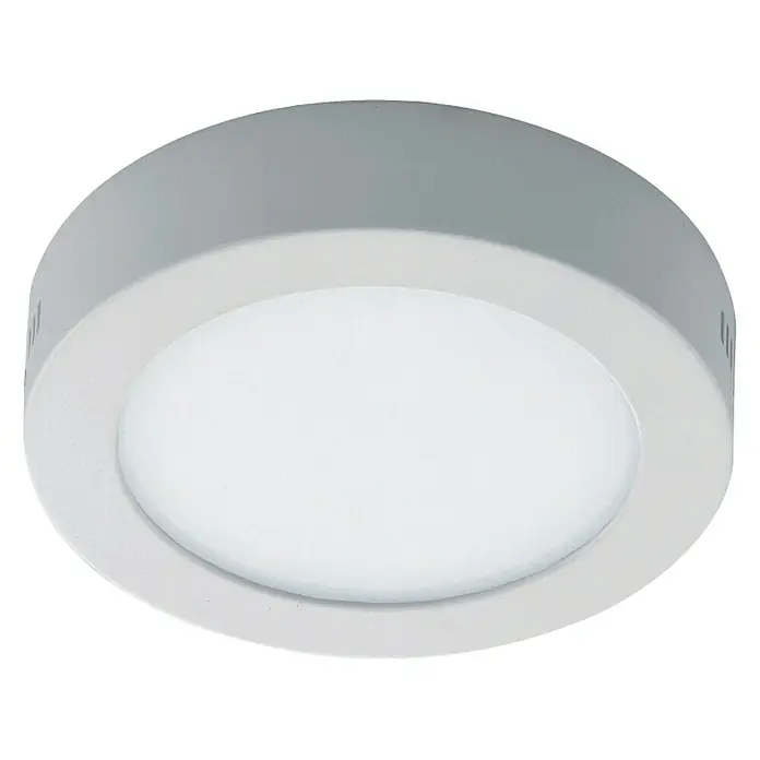 Eglo Plafón LED Fueva 1 - 12 W, Ø x Al: 17 x 4 cm, Blanco, Blanco neutro
