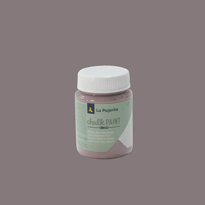 La Pajarita Pintura de tiza Chalk Paint - Malva fumée, 75 ml, Mate
