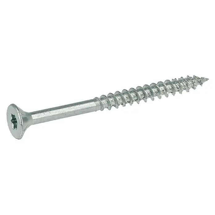 Profi Depot Tornillo tirafondo VZ - Ø x L: 5 x 60 mm, 100 uds., Zincado - Vista angular