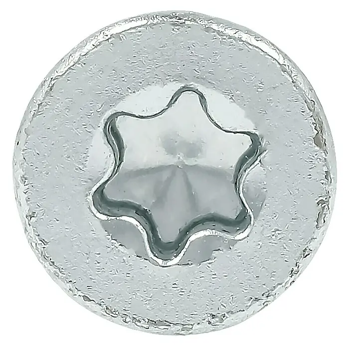 Profi Depot Spanplattenschraube VZ - Ø x L: 4,5 x 50 mm, 500 Stk., Verzinkt - Detailaufnahme