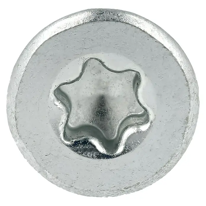 Profi Depot Tornillo tirafondo VZ - Ø x L: 5 x 80 mm, 100 uds., Zincado - Primer plano