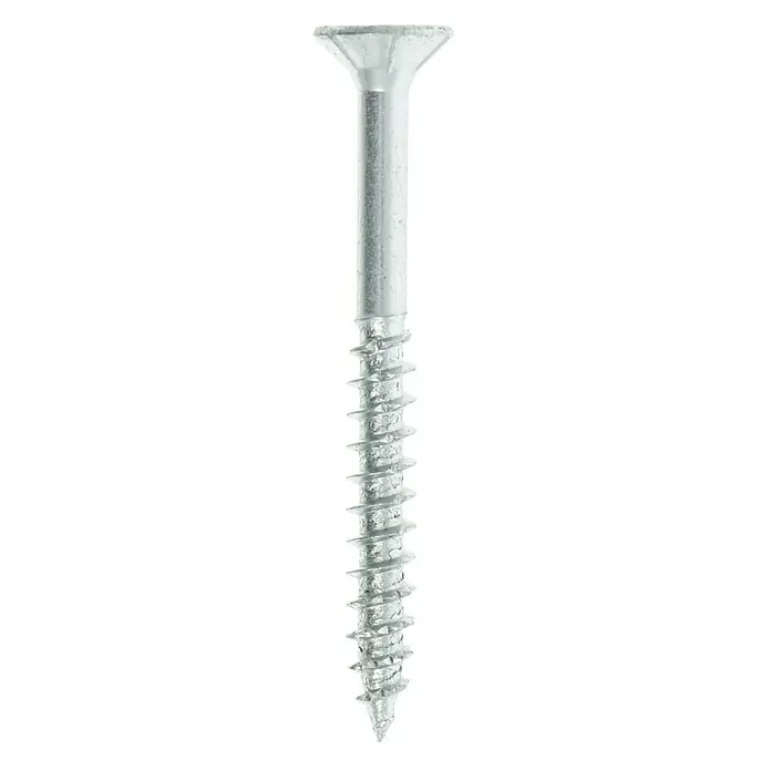 Profi Depot Tornillo tirafondo VZ - Ø x L: 6 x 60 mm, 100 uds., Zincado - Vista frontal