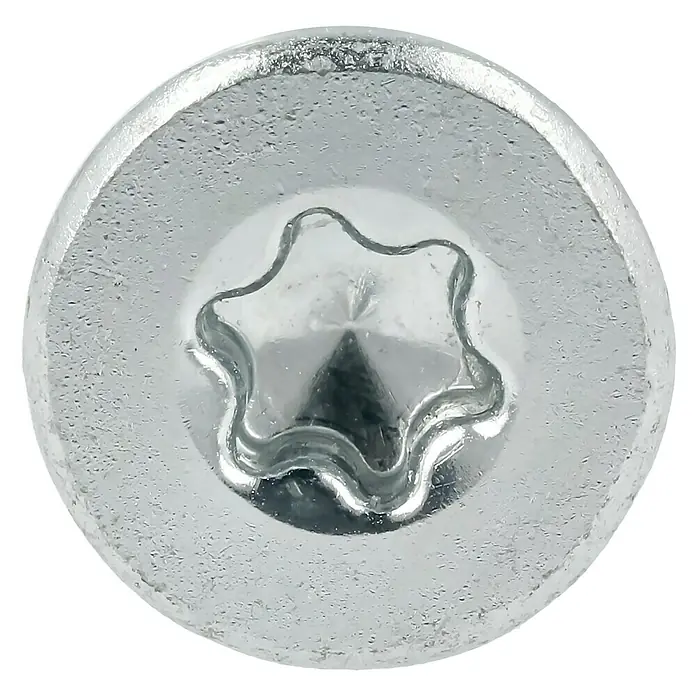 Profi Depot Tornillo tirafondo VZ - Ø x L: 5 x 50 mm, 200 uds., Zincado - Primer plano
