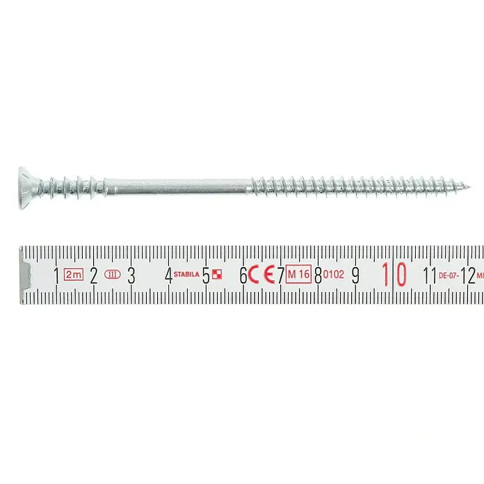 Profi Depot Justierschraube VZ - Durchmesser: 6 mm, Länge: 120 mm, TX für TORX-Antriebe, 100 Stk. - Draufsicht
