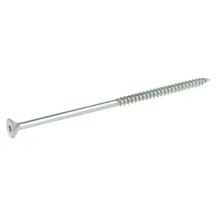 Profi Depot Spanplattenschraube VZ - Ø x L: 6 x 140 mm, 50 Stk., Verzinkt - Diagonale Ansicht