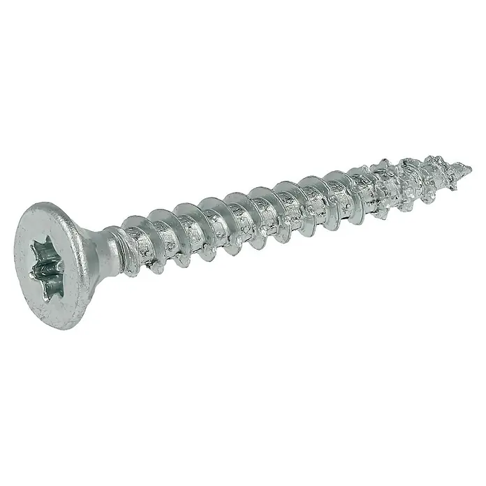 Profi Depot Tornillo tirafondo VZ - Ø x L: 4,5 x 35 mm, 200 uds., Zincado - Vista angular