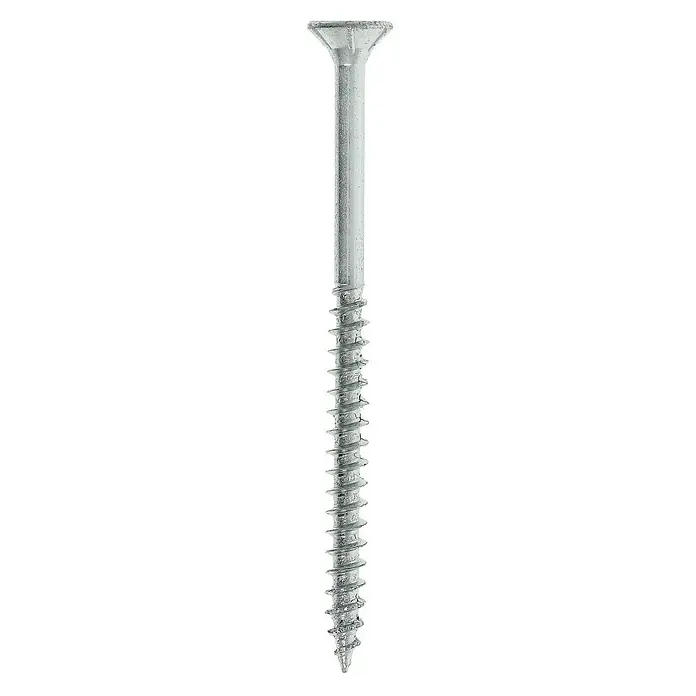 Profi Depot Spanplattenschraube VZ - Ø x L: 4 x 60 mm, 500 Stk., Verzinkt - Vorderansicht