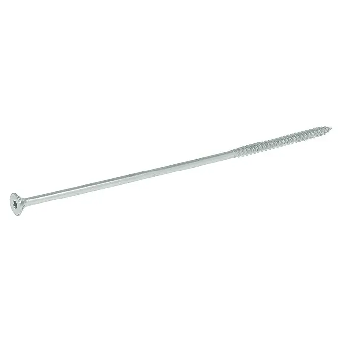 Profi Depot Spanplattenschraube VZ - Ø x L: 6 x 200 mm, 50 Stk., Verzinkt - Diagonale Ansicht