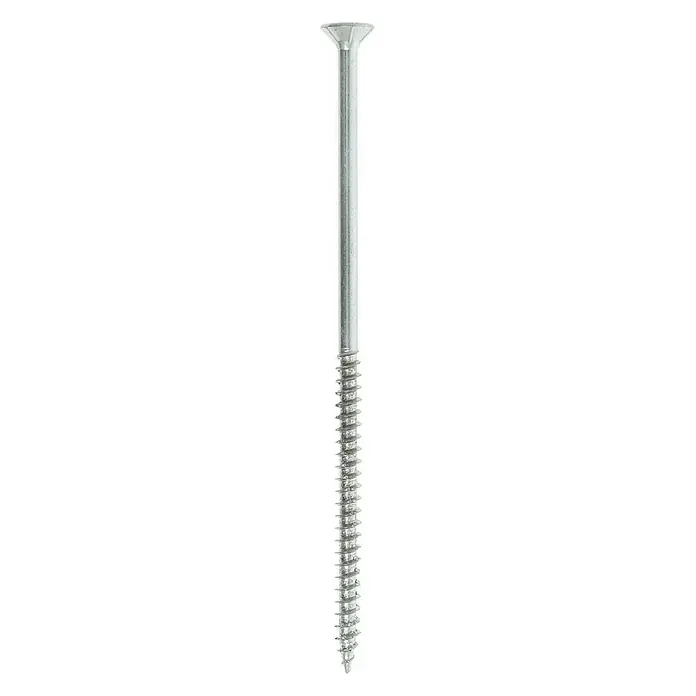 Profi Depot Spanplattenschraube VZ - Ø x L: 6 x 140 mm, 50 Stk., Verzinkt - Vorderansicht