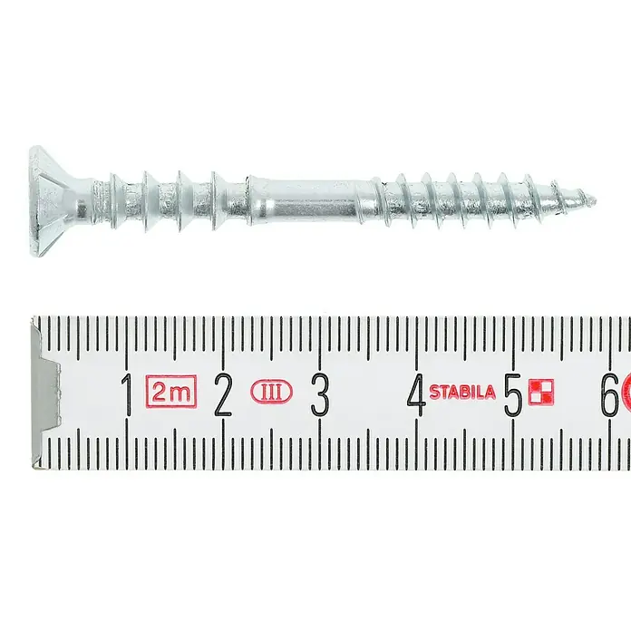 Profi Depot Tornillo de ajuste VZ - Diámetro: 6 mm, Largo: 60 mm, TX para accionamientos TORX, 100 uds. - Vista superior