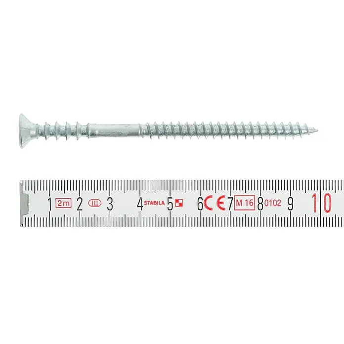 Profi Depot Justierschraube VZ - Durchmesser: 6 mm, Länge: 100 mm, TX für TORX-Antriebe, 100 Stk. - Draufsicht