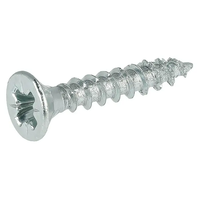 Profi Depot Tornillo para madera - Ø x L: 3,5 x 20 mm, 200 uds., Zincado, Ranura en forma de cruz Pozidriv - Vista angular