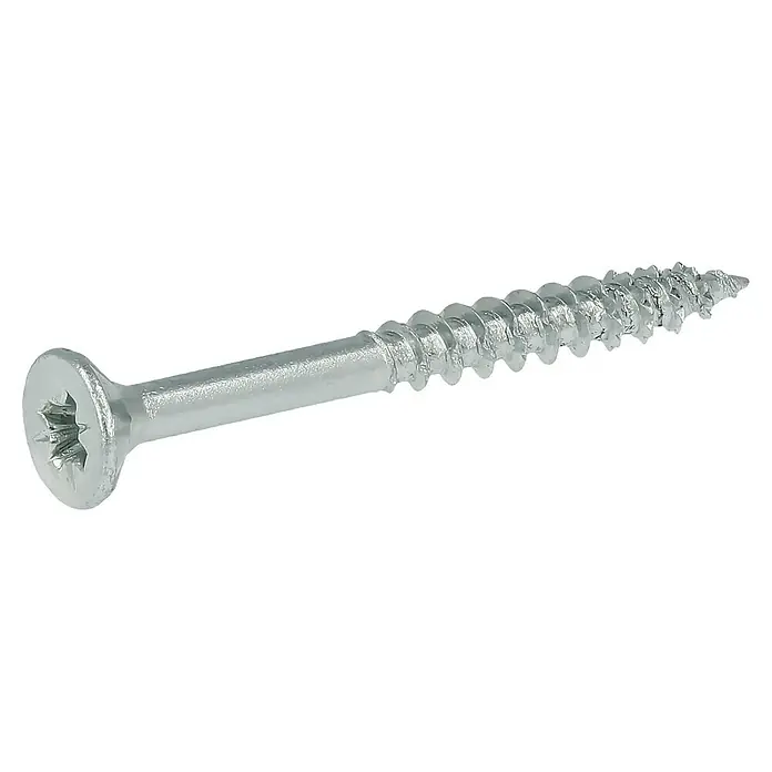 Profi Depot Tornillo para madera - Ø x L: 3 x 30 mm, 200 uds., Zincado, Ranura en forma de cruz Pozidriv - Vista angular
