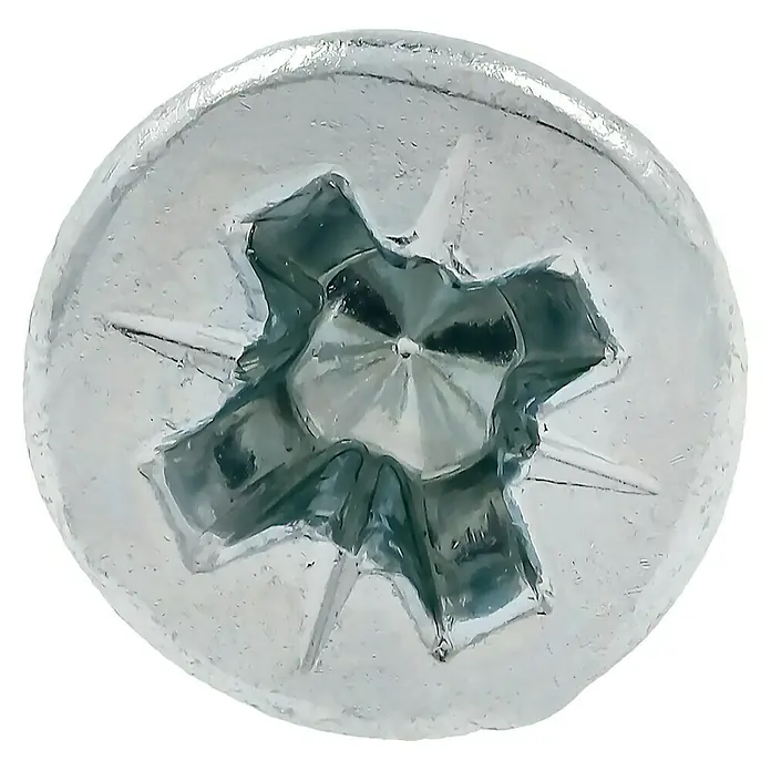 Profi Depot Tornillo para madera - Ø x L: 3,5 x 30 mm, 200 uds., Zincado, Ranura en forma de cruz Pozidriv - Primer plano