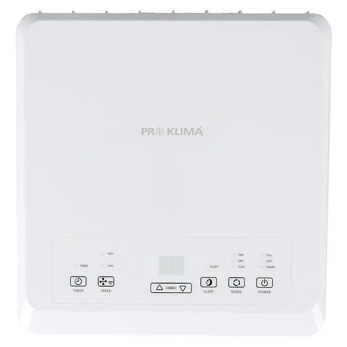 Proklima Mobilni klima uređaj - Maksimalna snaga hlađenja po uređaju u BTU/h: 9.000 BTU/h - Pogled sprijeda