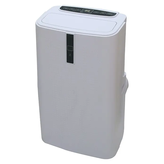 Proklima Mobiles Klimagerät WiFi - Max. Kühlleistung je Gerät in BTU/h: 12.000 BTU/h, Passend für: Räume bis 35 m² - Diagonale Ansicht