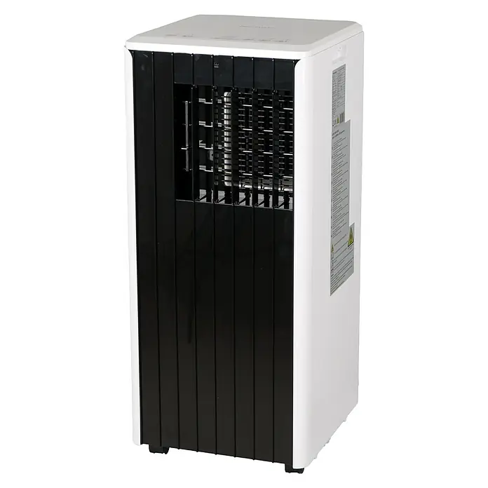 Proklima Mobiles Klimagerät 3in1 - Max. Kühlleistung je Gerät in BTU/h: 9.000 BTU/h, Passend für: Räume bis 26 m² - Diagonale Ansicht