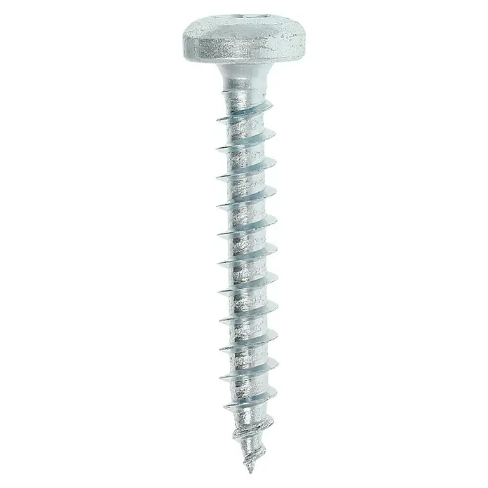Profi Depot Tornillo tirafondo VZ - 4,5 x 30 mm, 200 uds., Zincado, TX para accionamientos TORX - Vista frontal