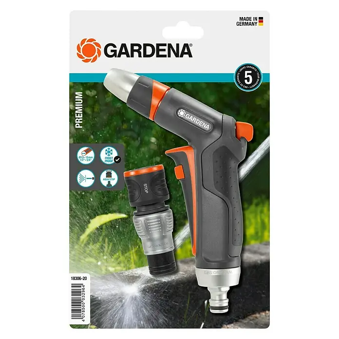 Gardena Reinigungsspritze - Anzahl Sprühformen: 2, Kunststoff - Vorderansicht