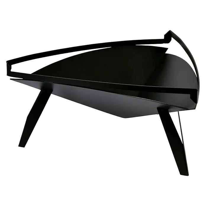 Dobar Feuerschale - 45 x 40 x 148 cm, Stahl - Vorderansicht