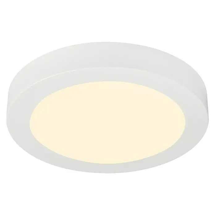 Globo Plafondlamp Paula - Wit, 24,5 cm - Diagonaal zicht